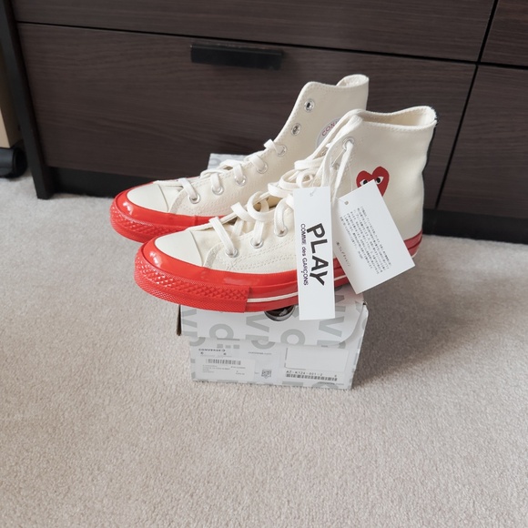 BRAND NEW WITH TAG CONVERSE X COMME DES GARCONS CHUCK TAYLOR HIGH - Picture 1 of 6